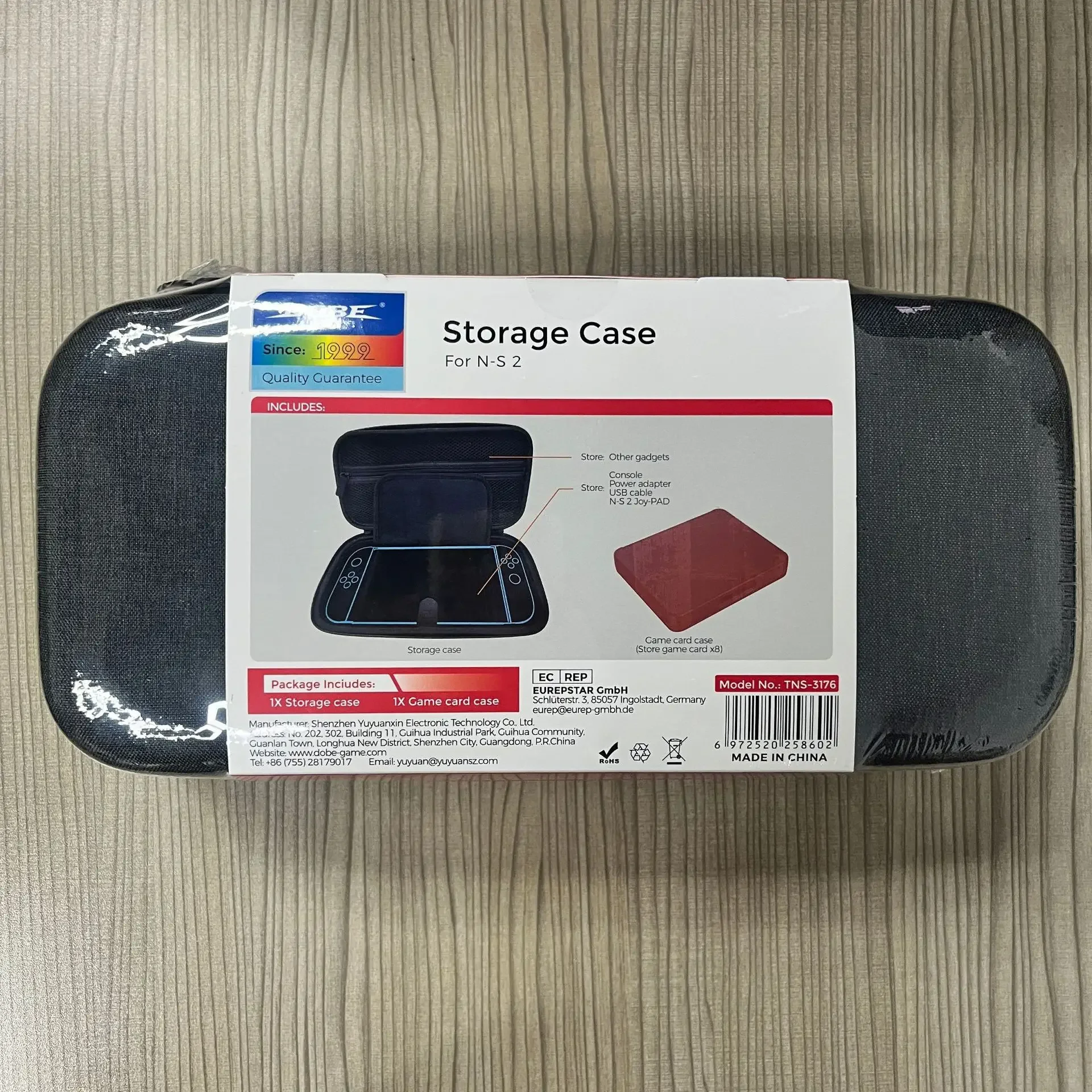 TNS-3176 ป้องกันกระเป๋าถือสําหรับสวิทช์ 2 กล่องซิปกระเป๋าถือกระเป๋าสําหรับ Switch2 NS2 8bit การ์ดเกม