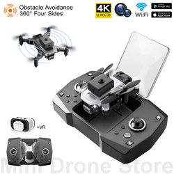 KY912 Easy Fly Mini FPV Drone VR 4K Folding Quadcopter With Dual Camera 360° Obstacle Avoidance RC Helicopters Toys Free Return