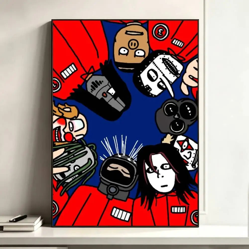 Band S-Slipknot Poster Dorm Living Room Aesthetic Wall Decoration Painting Stickers Gift
