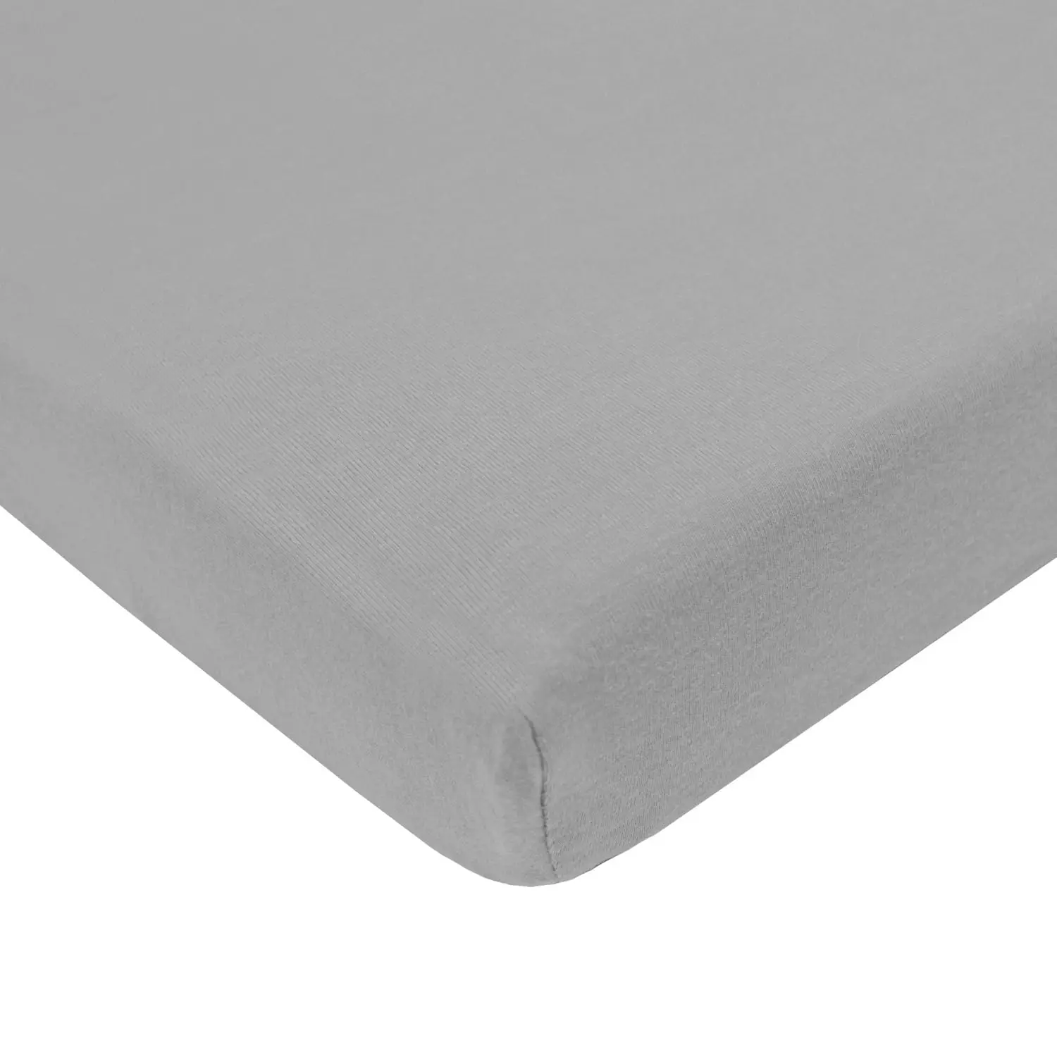 

Soft Cotton Mini Crib Sheet 38x24 Inches - Breathable Fitted for Pack N Play Mattresses, Gray