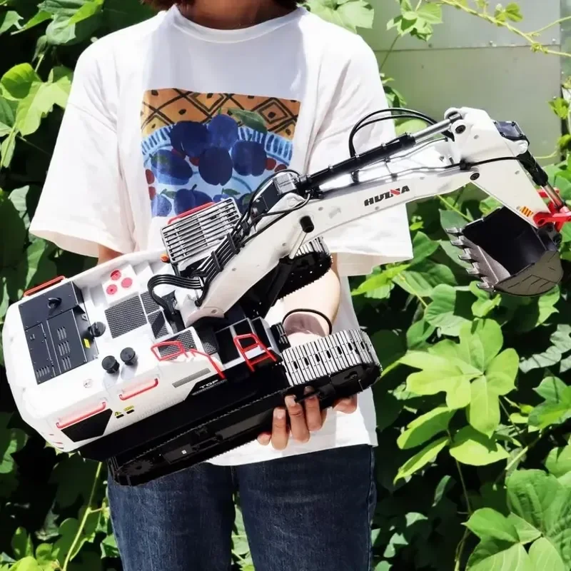 

Huina 1594 Цельнометаллический экскаватор с дистанционным управлением, масштаб 1/14, электрическая сверхмощная игрушка с 22-канальным пультом дистанционного управления для детей