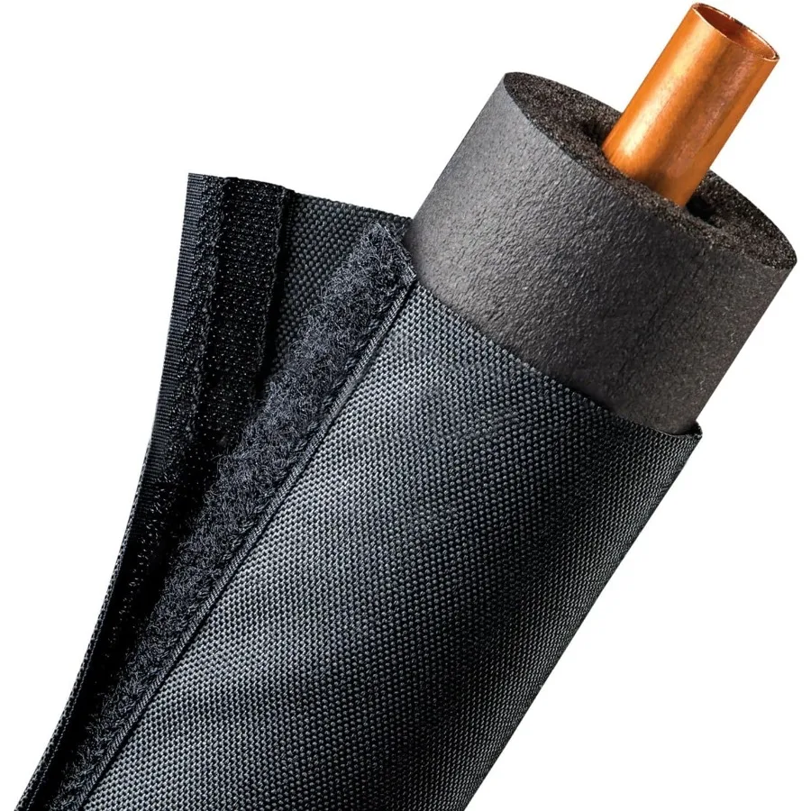 4.5인치 HVAC 보호 슬리브 기존 폼 단열재 주변에 감싸는 자외선 및 날씨 저항성 야외 파이프 보호 커버