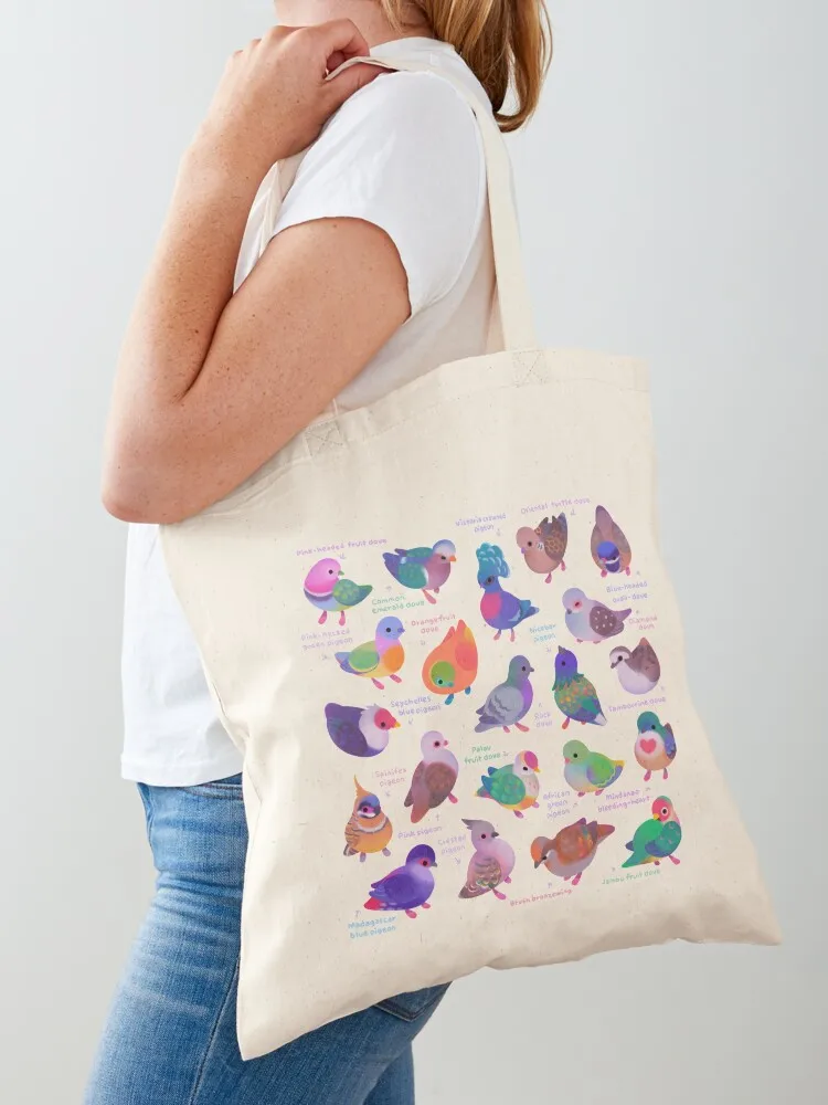 Wild pigeon -bright, name Tote Bag shopper bags Shopper bag Canvas Tote Bag