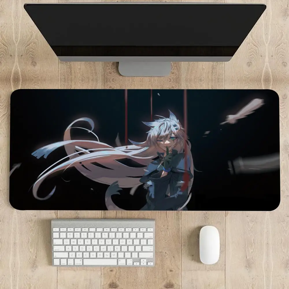 

Anime A-Arknights L-Lappland Mouse Pad XXL 900x400mm Mouse Pad Computer Laptop Anime Keyboard Mouse gaming mouse Mat Large Mouse