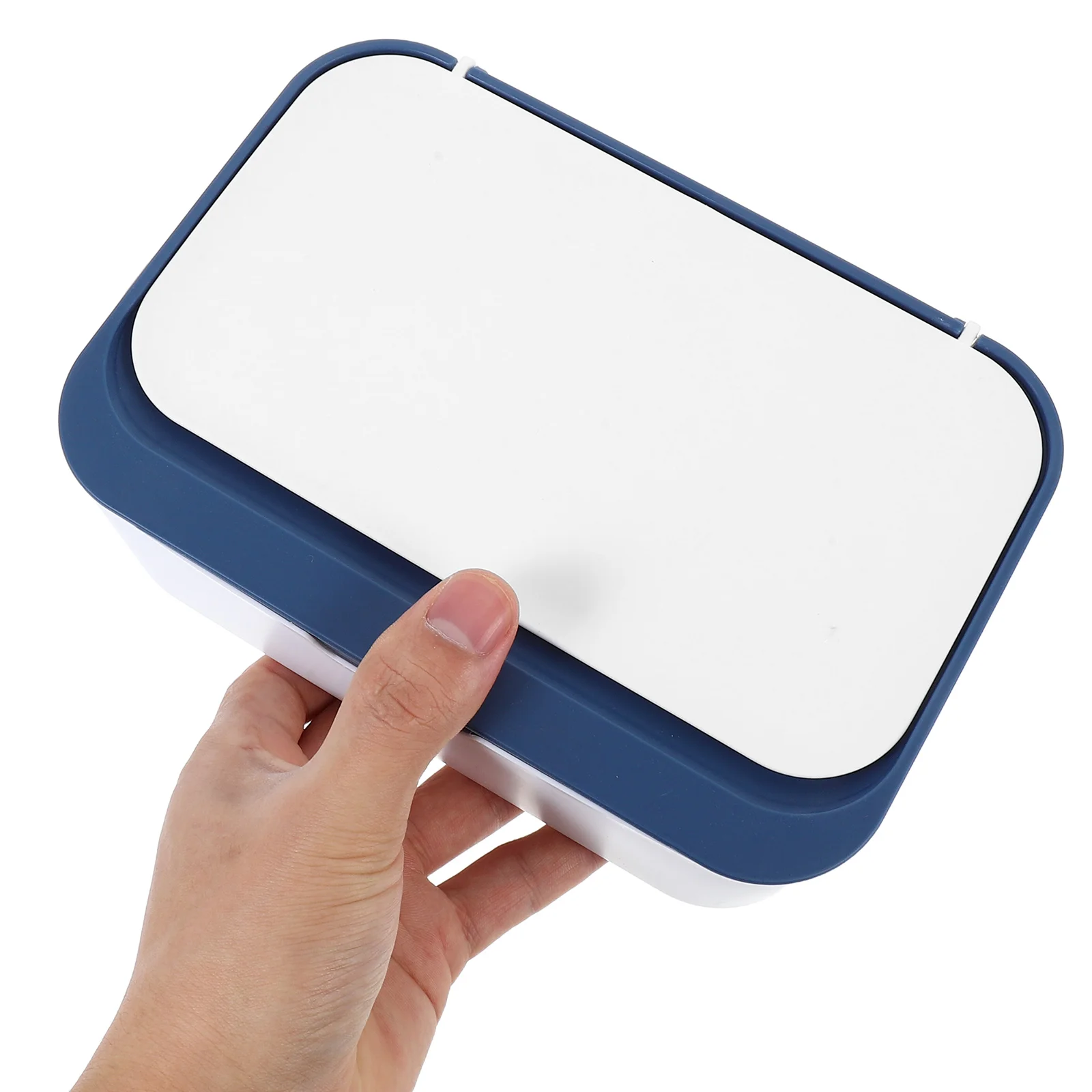

Dustproof Tissue Box Reusable Wipe Container Multifunctional Design Large Capacity Elegant Appearance Flip-Top Lid for Home