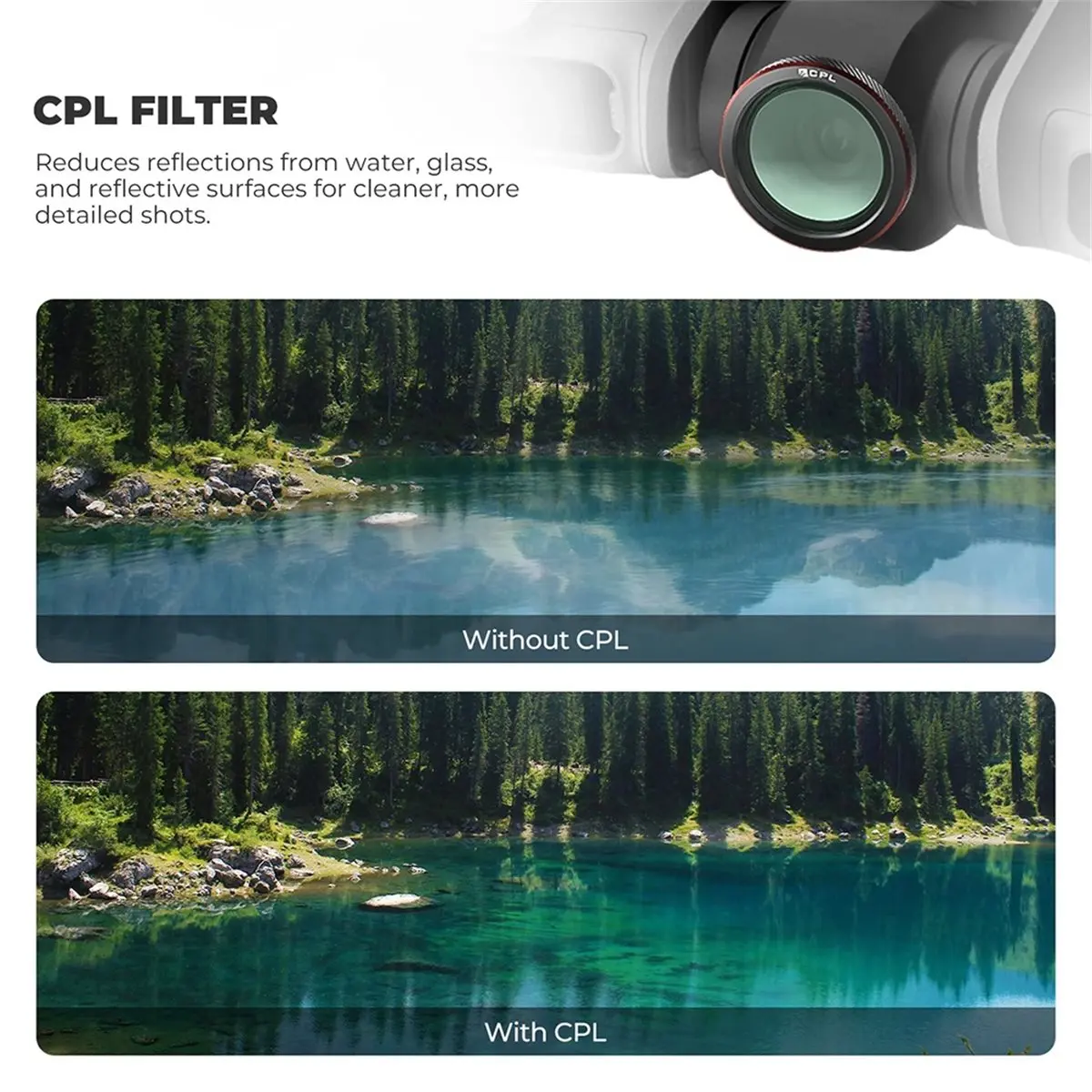 New Electronics 3 Pcs Magnetic Filters Compatibility Neo 2 Drones UV, CPL Glow Mist 1/4 Filter Photography Accessories