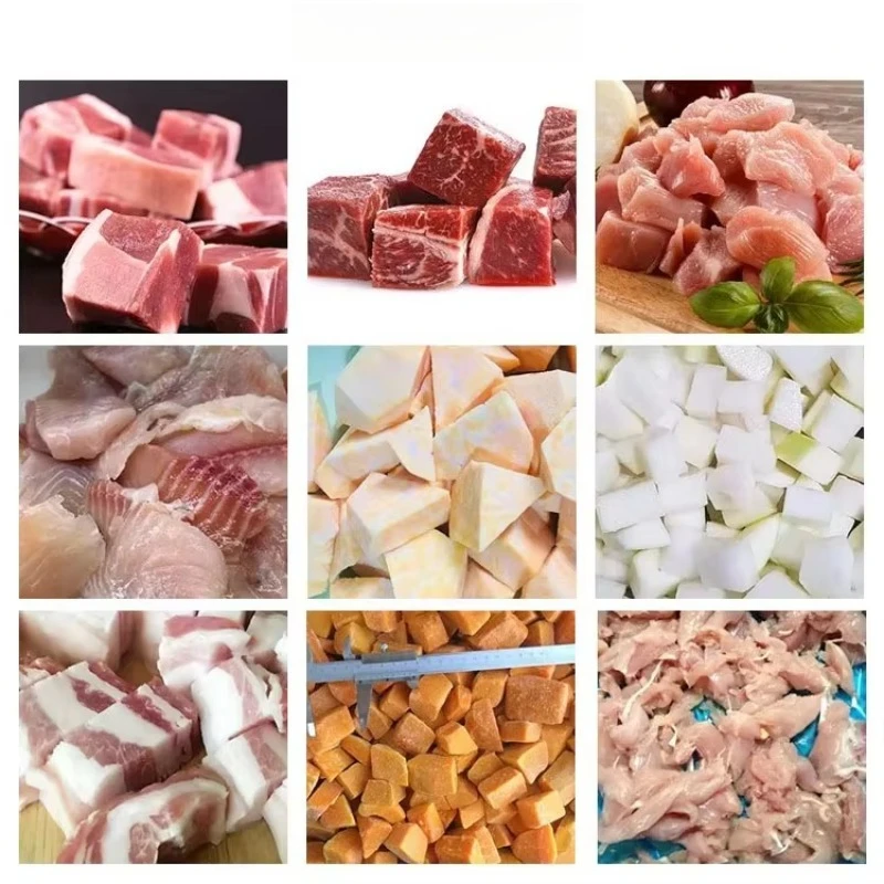 Industrial Frozen Meat Chopping Machine Meat Block Cutting Equipment for Beef Pork Chicken