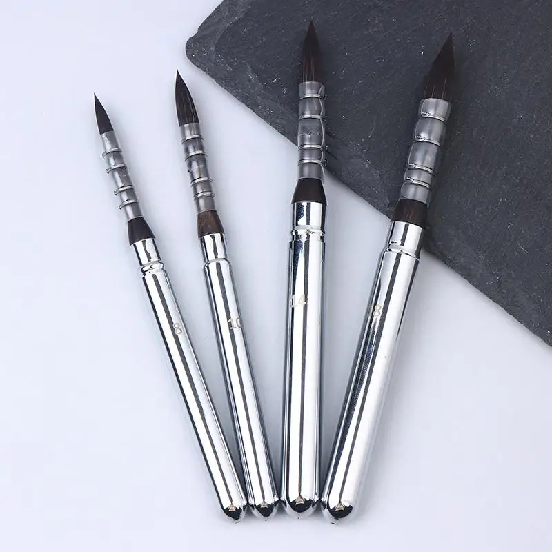 1PCS Portable Short Holder Voyager French Artist Watercolor Paint Brush For Travel Art Creation Art Supplies