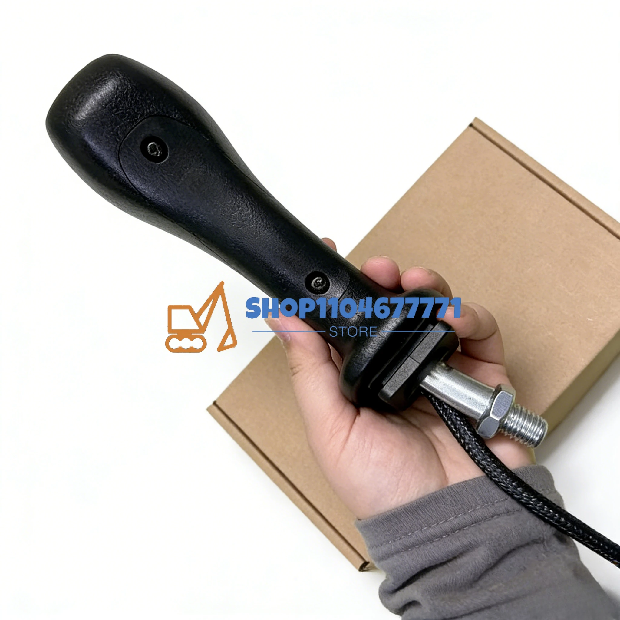 High Quality Excavator Accessories Excavator Modified Wood Clamper Wood Grabber Iron Grabber Four-button Joystick Handle Rubber