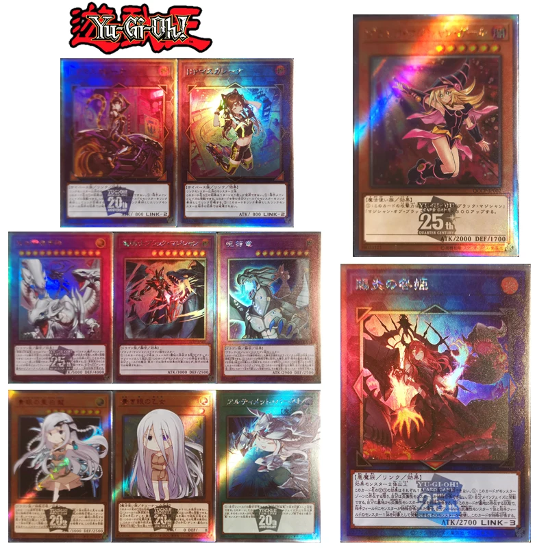 

Yu-Gi-Oh Cards DIY White Dragon Girl Masquerena Deck Build Pack Collectible Cards Christmas Birthday Gifts Dark Magician Girl