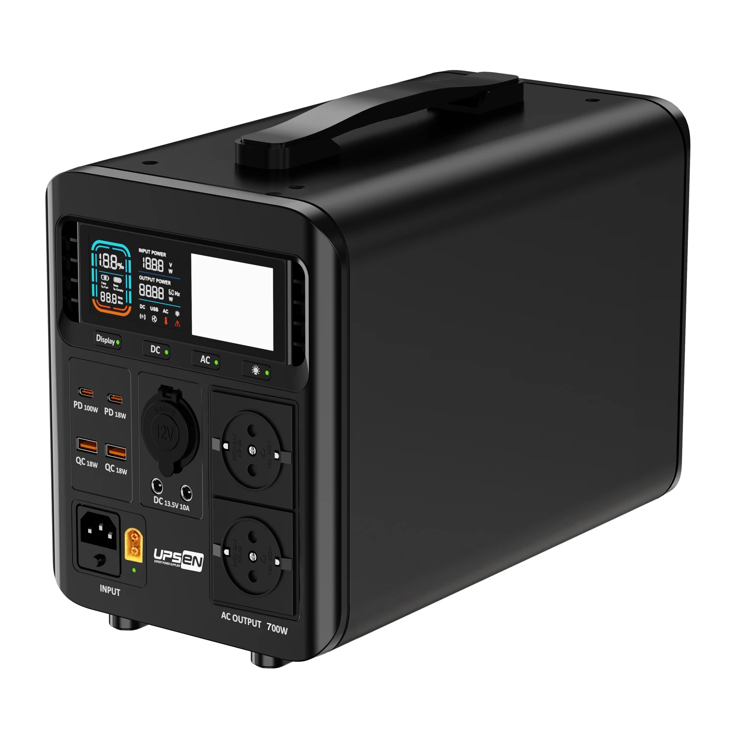 Outdoor Portable 1000 W Rechargeable Energy Generator Power Station For Camping Emergency Power Supply