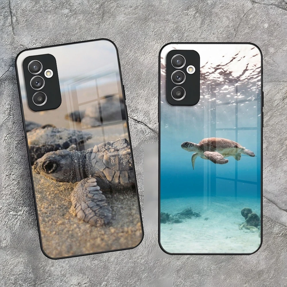 Blue Ocean Sea Turtle Phone Case for Samsung A15 A25 A35 A55 A14 A24 A34 A54 A13 A23 A33 A53 A12 A22 A32 A52 A11 A05 Cover