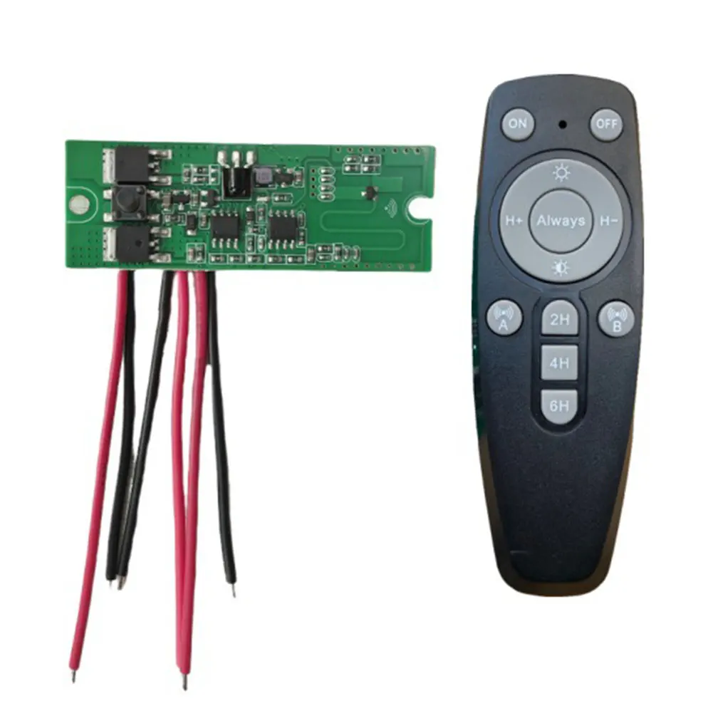 3.2V 3.7V Remote Control Solar Lamp Controller Module Radar Human Body Sensing Solar Street Light Circuit Board