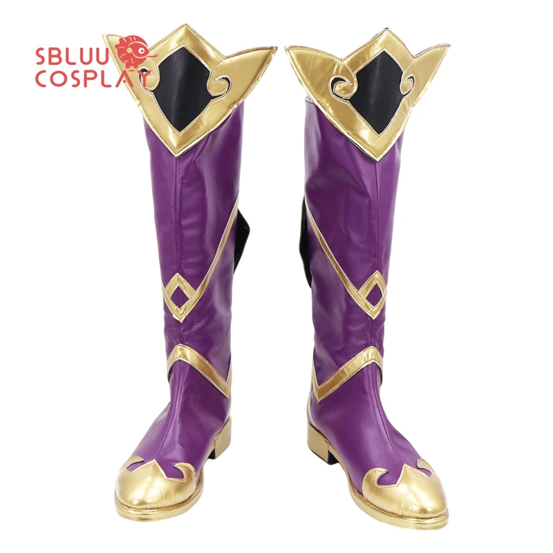 SBluuCosplay LOL Zed Cosplay Shoes Custom Made Boots Halloween Party