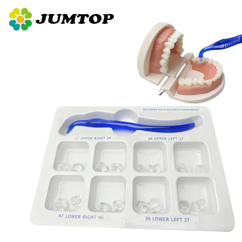 

JUMTOP стоматологические задние зубы, набор форм для эстетической печати, композитные инструменты для реставрации, наполнения, стоматологический материал