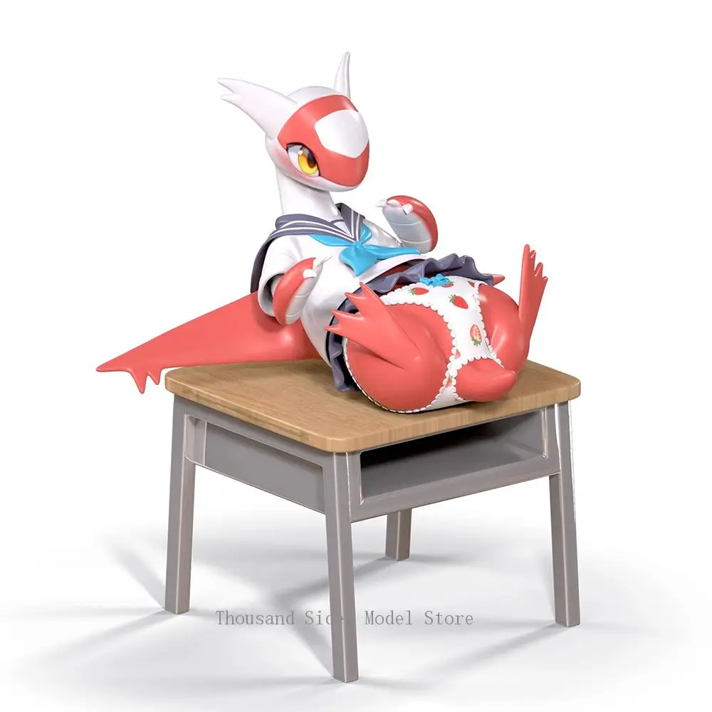 Oryginalny Autentyczny IDPLAYER Pokemon JK Latias Campus Classroom GK Model w Skali 1/20 Figurka Anime Kolekcjonerskie Zabawki Kawaii Ozdoby