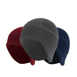 Gorro de lã quente masculino e feminino com Earflap, capota Windproof, boné esportivo ciclismo, chapéu de esqui ao ar livre, inverno