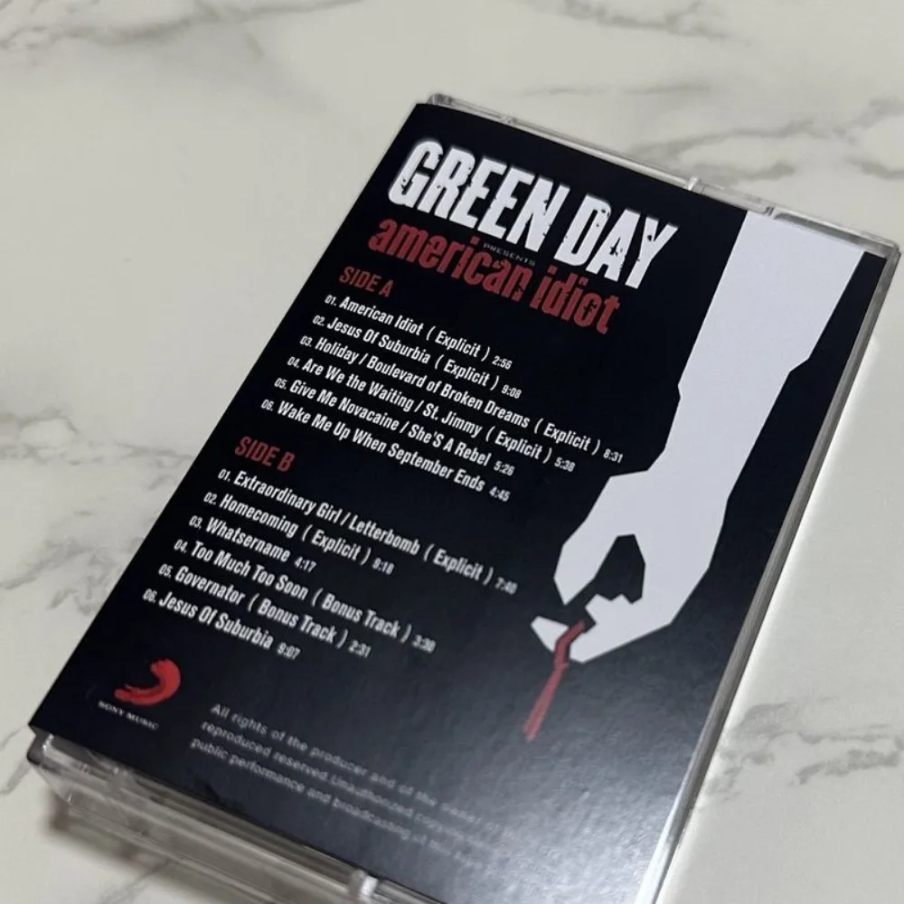 Brand New Sealed Cassette Tape Green Day American Idiot Classic Punk Rock Album
