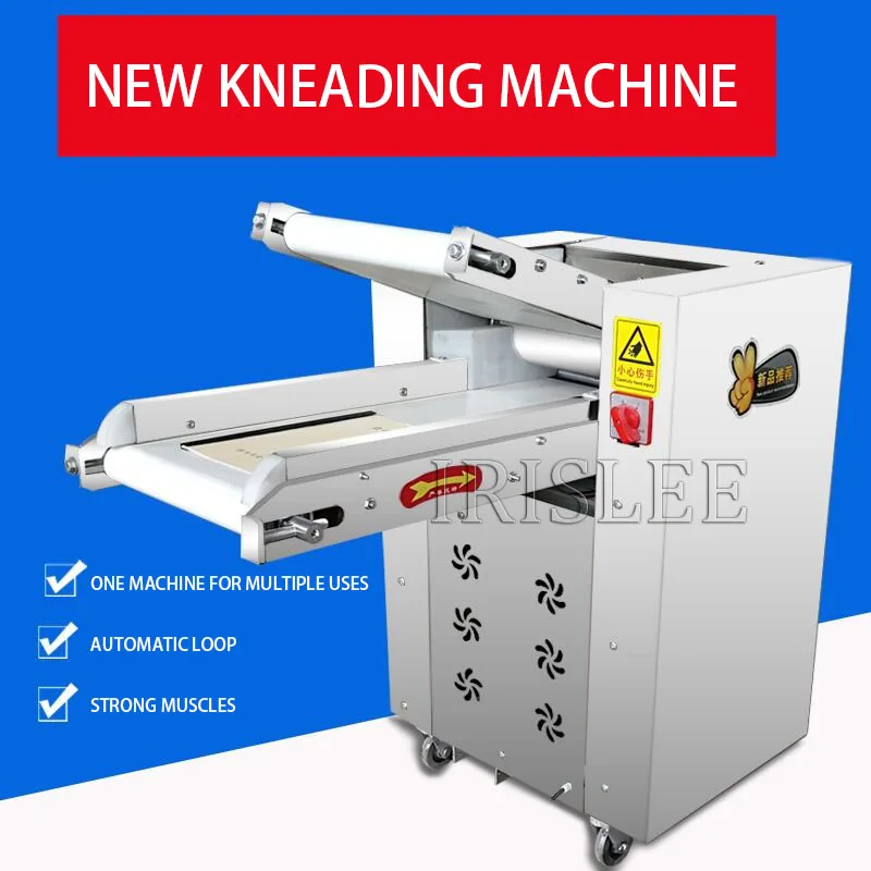 Commercial Fully Automatic Circulation Electric Dough Kneading Machine Large Scale Press Flour Noodle Pizza Sheeter Mixer