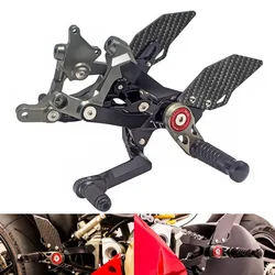 For Ducati Street Fighter V4 2018-2024 PANIGALE V4S V4 V4R V4  Motorcycle whole CNC & Carbon fiber Racing Rearset