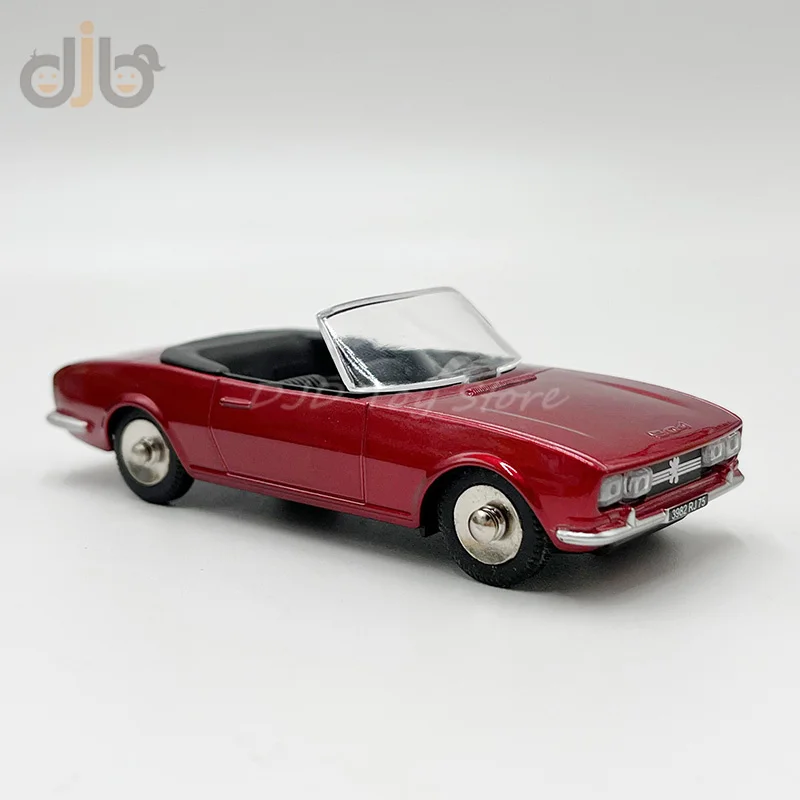 

1:43 Литая под давлением классическая винтажная модель автомобиля, игрушка Dinky Cabriolet 504, миниатюрная копия