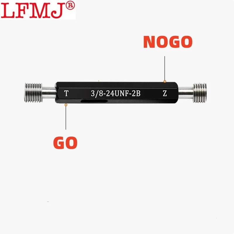 1PCS 2B UNC UNF UNS Steel Mer-cury Gage American Standard Fine Thread Plug Gauge  U0-80 1-64 2-56 3-48 4-40 4-48 5-40 6-32 6-40