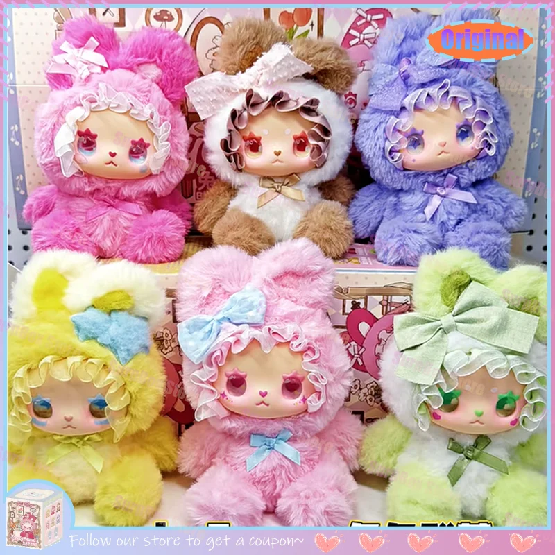 

Genuine Lovely Emma Rabbit Rabbit Alliance Cute Series Mysterious Blind Box Doll Trendy Toys Backpack Pendant Decor Girl Gifts
