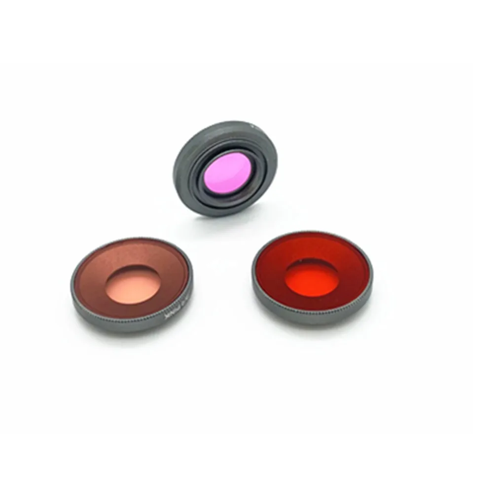 Red Snorkel Magenta Diving Filter Protective Lens Replacement Cover for DJI Osmo Action 3 Drone Gimbal Action3 Camera