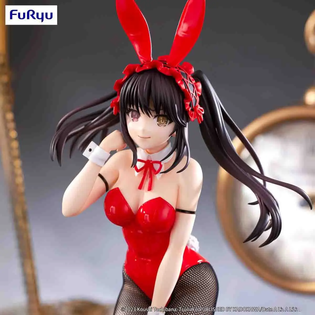 Original FuRyu BiCute Bunnies Tokisaki Kurumi Nightmare DATE ALIVE IV Bunny Anime Figure Toys PVC Model Collector Gift