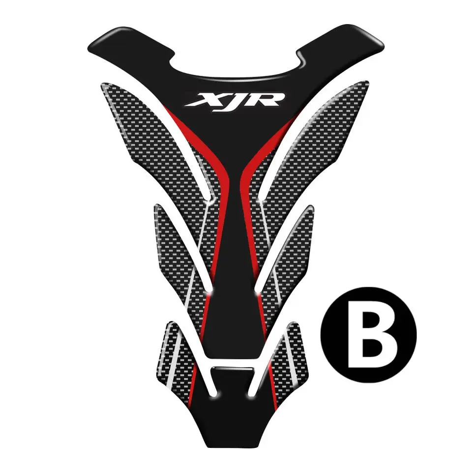 Moto per YAMAHA XJR400 XJR1200 XJR1300 Tankpad Sticker Fishbone 3D Tank Pad adesivi Oil Gas Protector Cover Decoration