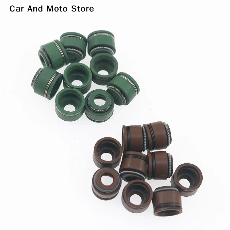 【CMO】10Pcs For CG125 CG150 YP250 GS 150cc 125cc 200cc JH70 GY6 50 125 250 SCOOTER MOPED Motorcycle Valve Oil Seal