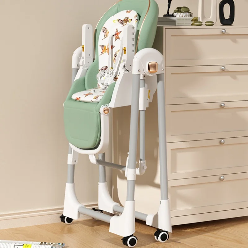 Multi-functional baby dining chair Rocking chair 2-in-1 Baby eating foldable home portable baby table seat Child chair