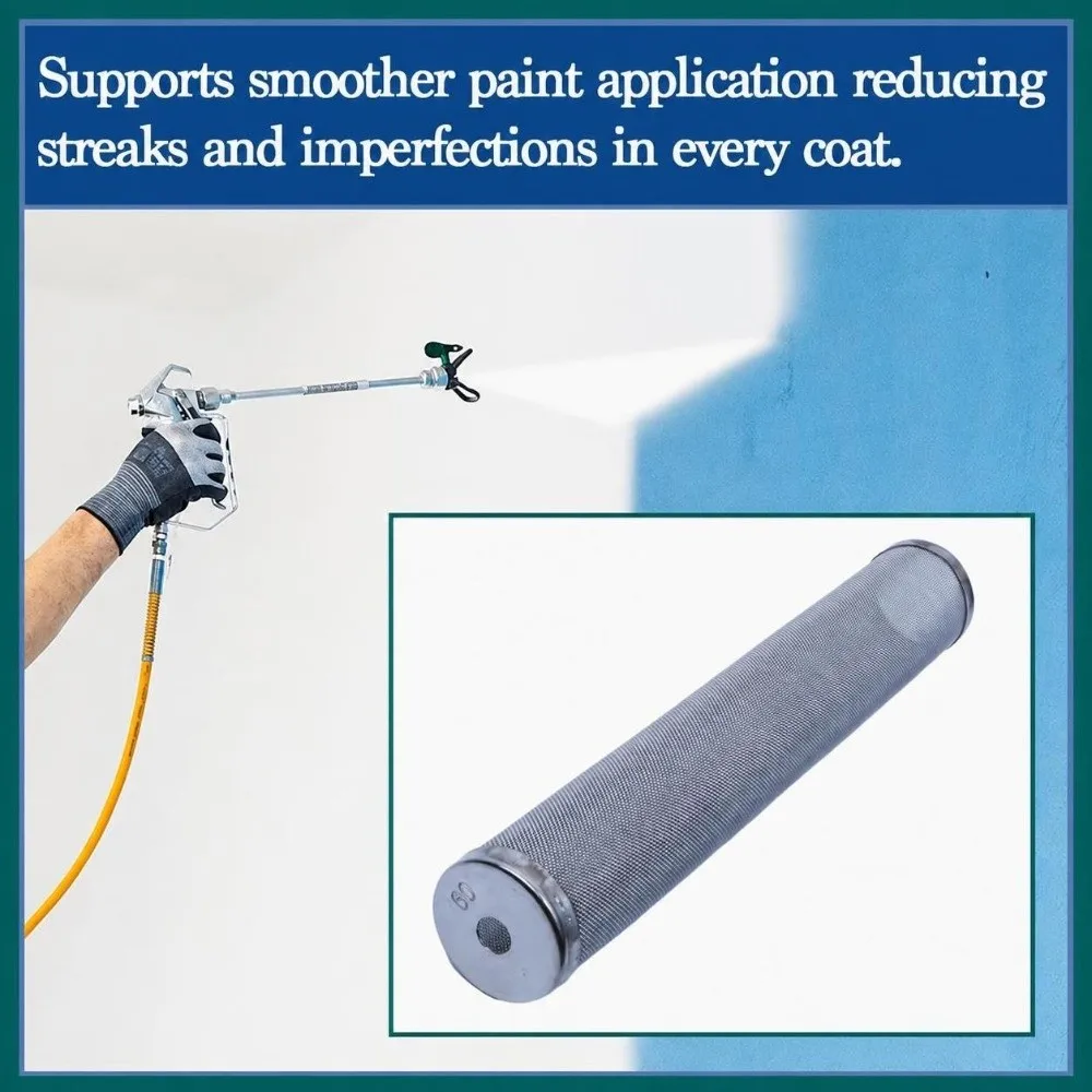 Stainless-Steel Airless Spray Pump Filter 30 /60/100 Mesh 730-067 Spray Pump Outlet Filter Single/Double Layer