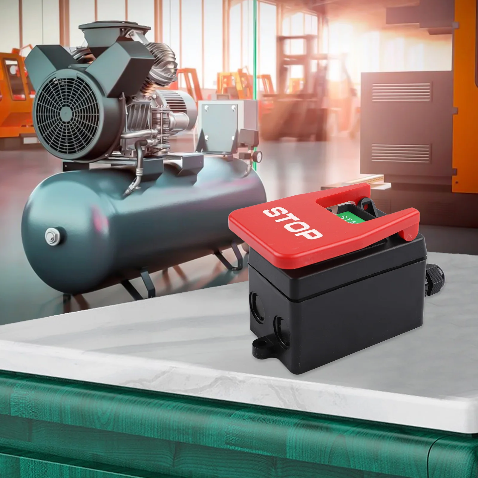 Mechanical 2HP Safety Switch for For table Saws 120V 230V Single-Phase with rtification and Multi-Voltage Support