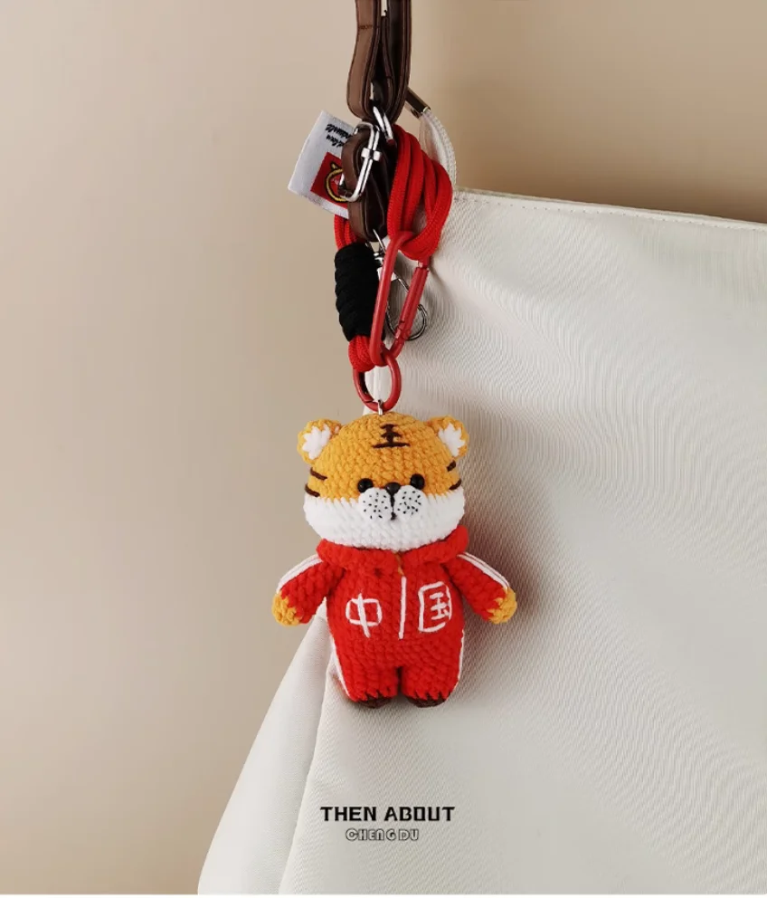 Cute strap calf bag pendant pendant Keychain pendant senior niche gifts for people.