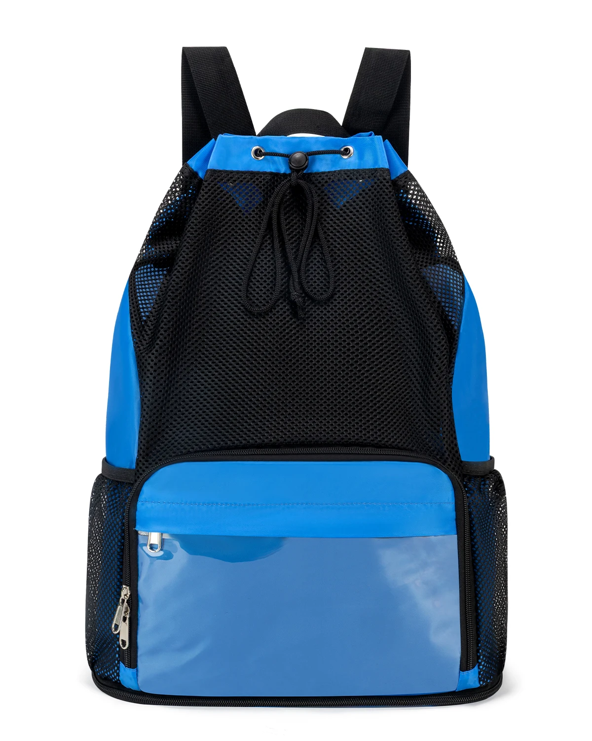 Drawstring Backpack Sports Gym Bag with Wet Pocket Swim Bag Mesh Drawstring Backpack with Shoe Compartment Beach Sackpack For Sw