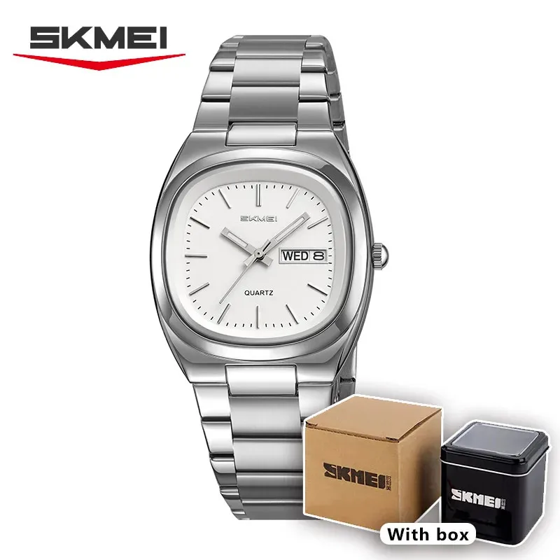 أزياء SKMEI 2420 عارضة BusinWomen ساعة اليد الساعات الصلب اللباس الفاخر #1