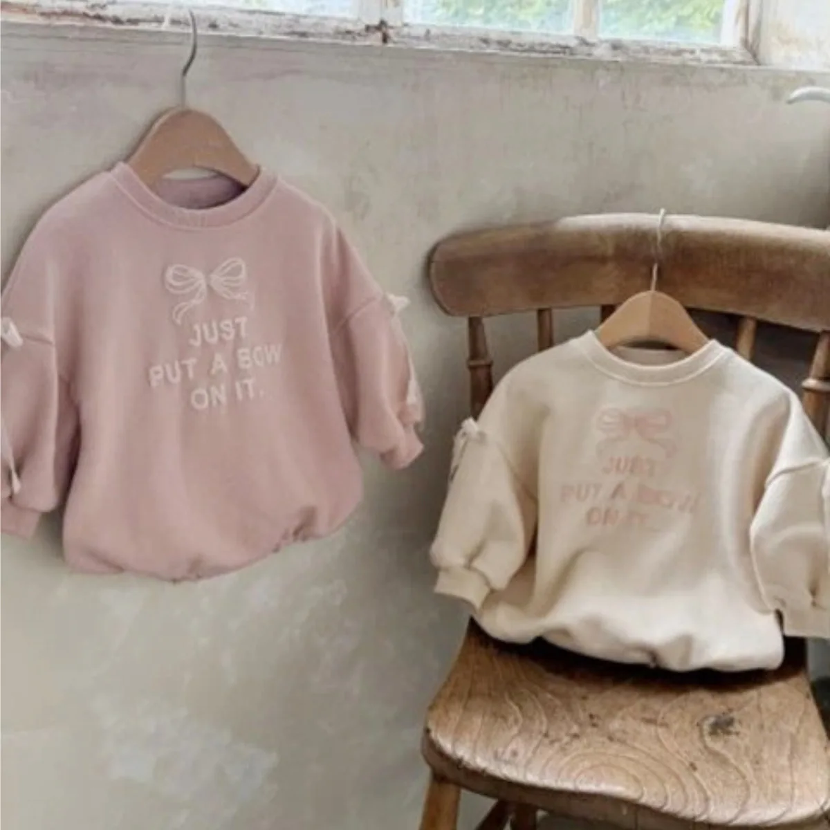 2025 Winter New Baby Fleece Bodysuit Cotton Infant Girl Bow Letter Print Jumpsuit Plus Velvet Thick Newborn Warm Clothes 0-24M