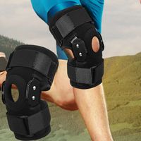 Breathable Hinged Knee Brace Non-Slip Adjustable Knee Brace Durable Patellar Tendon Support for Patella Meniscus Tear