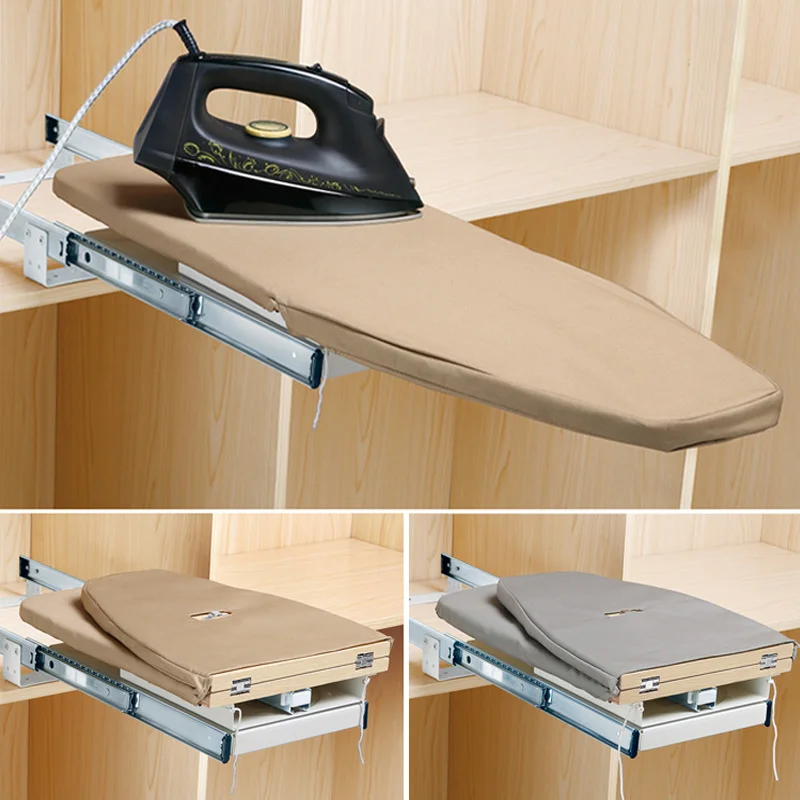 Rotatable Foldable Ironing Board Household Storage Hanging Iron Matching Accessory For Wardrobe Cloakroom Clothing Wrinkle