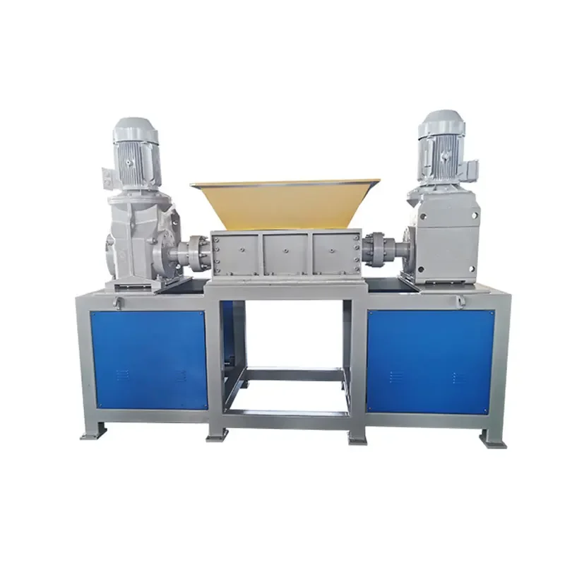 Factory Price Double Shaft Plastic Shredder Scrap Metal Steel Shredder Machine For Recycling