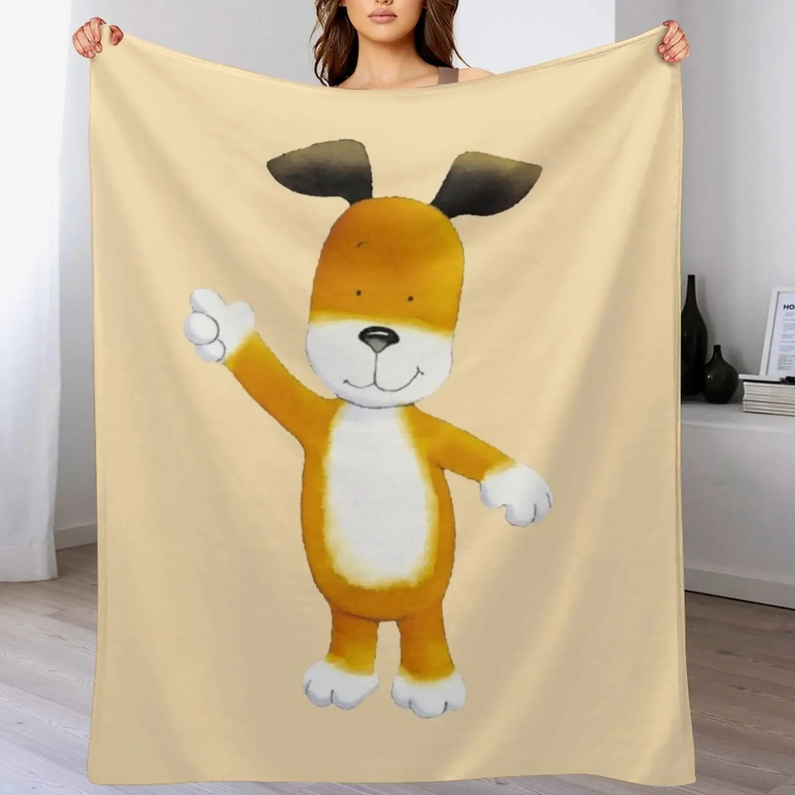 

Kipper the dog Throw Blanket Breathable Lightweight Blanket for Adults Kids