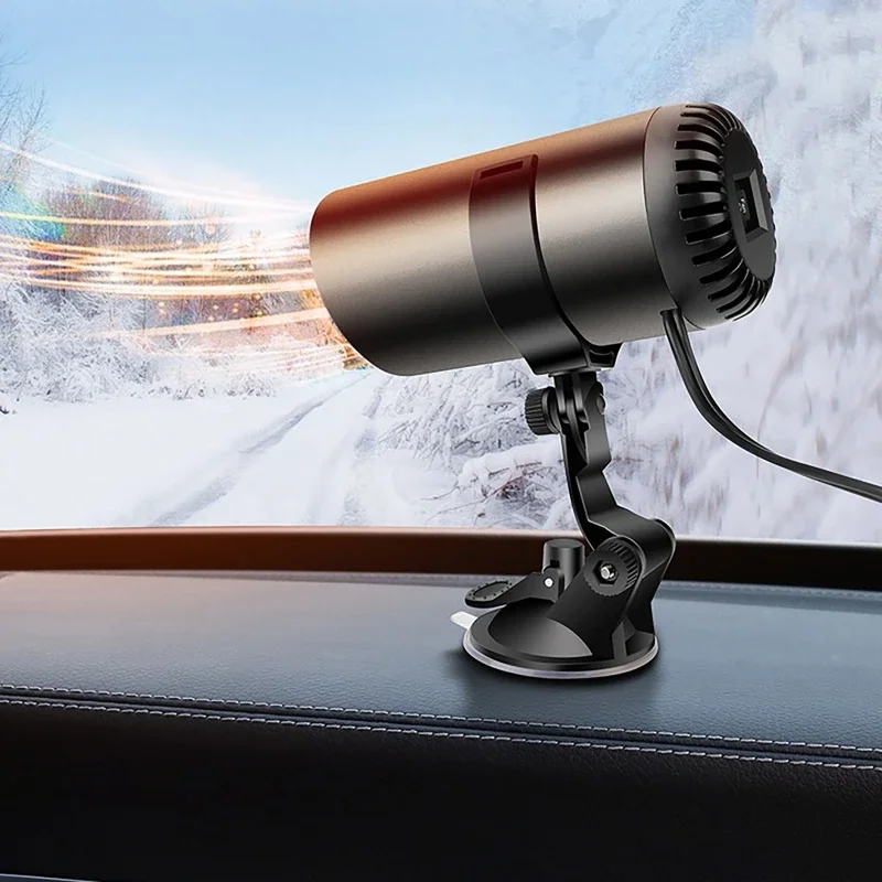 Portable Car Heater Cooling Fan Dual-Purpose Electric Heater 12V 150W Windshield Defogger Demister