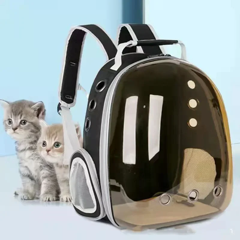 

Large Capacity Space Cover Cat Bag Transparent Shell Panoramic Backpack New Trendy Pet Supplies Cats Transport Conveyor Petkit