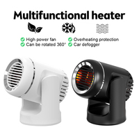 Mini Electric Heater 12v Car Heater Defroster For Car 2V/130W Fast Heating Quickly Defrost Defogger Demister Auto Heat Dryer