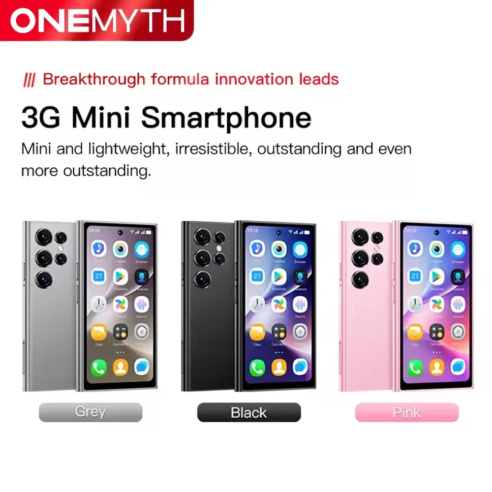 Onemyth soyes s25 pro 2025 mini smartphone-4.0 polegadas android 10.0 2000mah bateria, cartão tf de 64gb armazenamento expansível