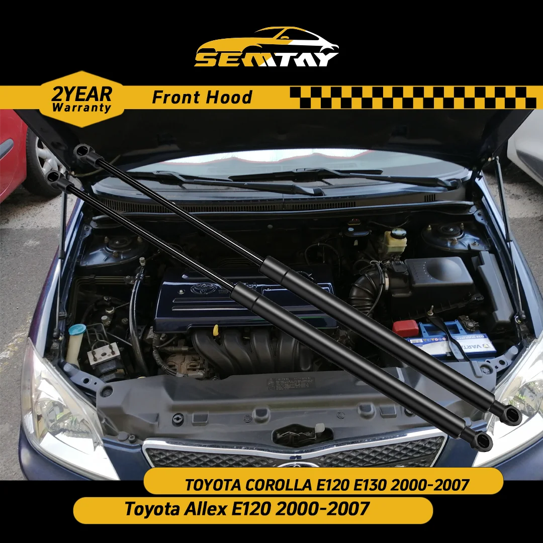 

Стойки капота SEMTAY для Allex E120/COROLLA E120 E130 2000-2007, амортизатор капота, совместимый с моделями 2000-2007 гг.