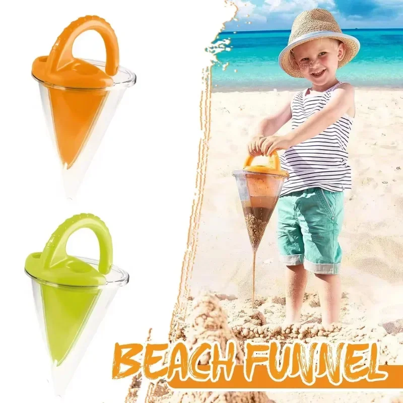 

Beach Wash Sand Overflow Funnel for Children Outdoor Family Sand Hopper Creative Beach Pile Sand Garden Irrigation Accessories