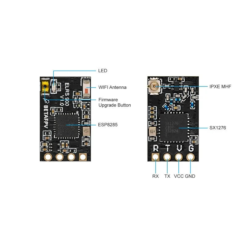 BETA ELRS 915MHz 2.4g Nano Receiver T-shaped Antenna High Frequency Head 12 * 19mm FPV Accessories Receiver Antenna