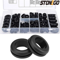 STONEGO 180Pcs Rubber O-Ring Set, Assorted Sizes 1/4\